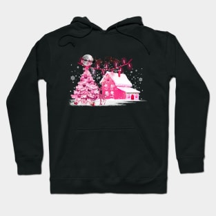 Christmas In Pink Hoodie